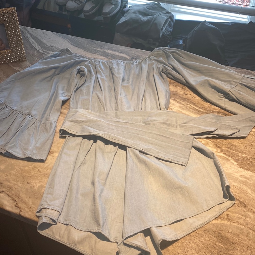 Off Shoulder Romper